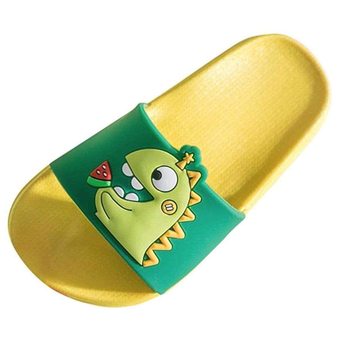 Chaussons Dinosaure Stégosaure Gourmand Jaunes