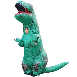 Déguisement Dinosaure Gonflable Enfant Vert - Dino Jurassic