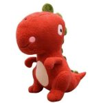 Grosse Peluche Dinosaure Rouge
