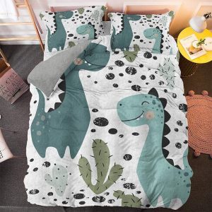 Housse de Couette Dinosaure Cactus