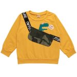 Pull Jaune Dinosaure Enfant
