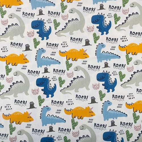 Coupon Tissu Dinosaure