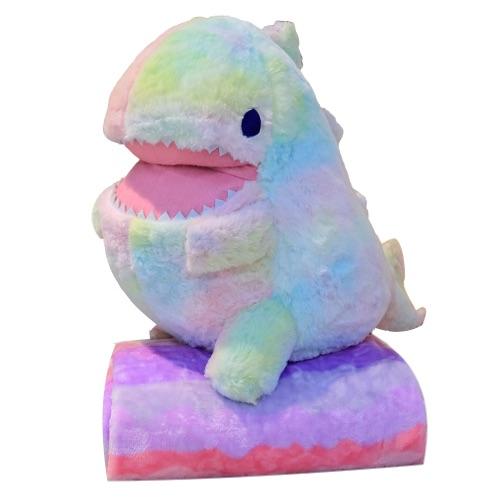 Peluche Dinosaure de Toutes Les Couleurs Jaune