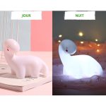 Lampe de Table Dinosaure Blanche