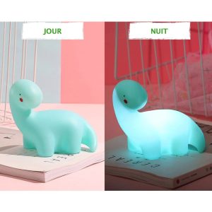 Lampe de Table Dinosaure Bleue