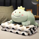 Peluche Dinosaure Allongé et Couverture