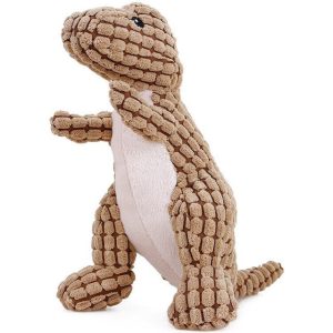 Peluche Chien Dinosaure Marron