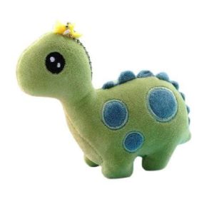 Peluche Fille Dinosaure Verte
