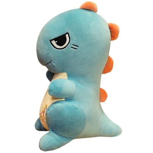 Petite Peluche Dinosaure Bleue