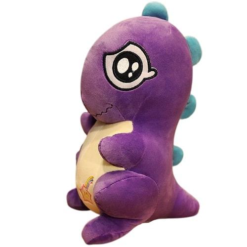 Petite Peluche Dinosaure Bleue Violette