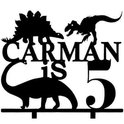 Prénom Anniversaire Dinosaure