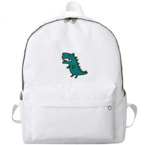 Sac a Dos Dinosaure Adulte blanc