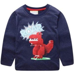 T-Shirt Dinosaure Cubique
