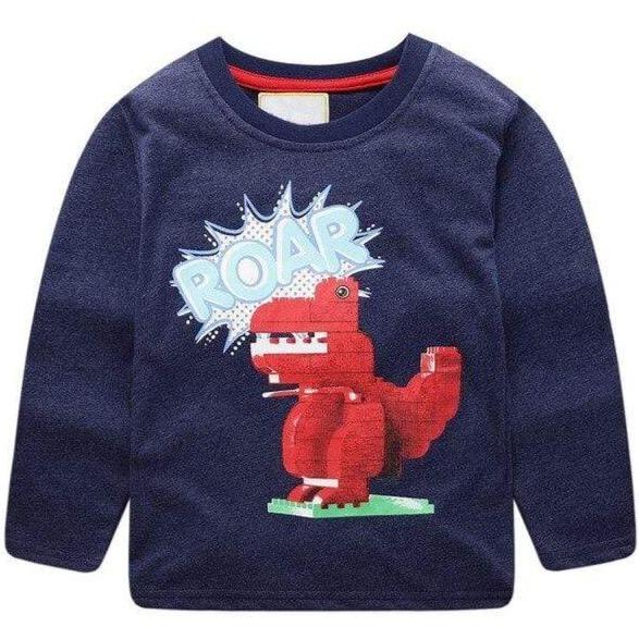 T-Shirt Dinosaure Cubique