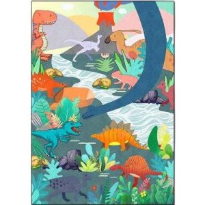 Tapis de Jeu Dinosaure
