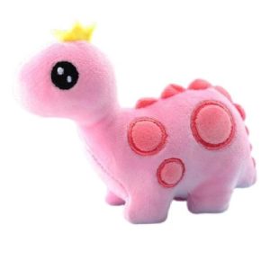 dinosaure fille peluche rose