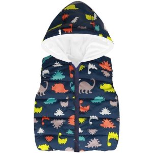Gilet Molleton Dinosaure