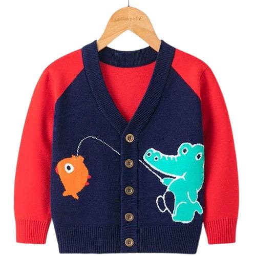 Gilet Motif Dinosaure Garcon