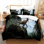 Housse de Couette Dinosaure Velociraptor