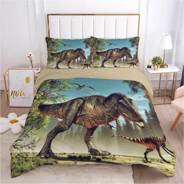 Housse de Couette Dinosaure Oviraptor