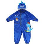 Impermeable Dinosaure Bleu