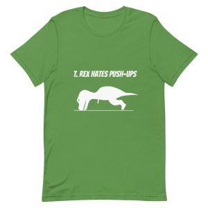 T-Shirt Dinosaure Tyrannosaure Vert