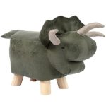 Pouf Enfant Dinosaure vert