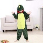 Costume Dinosaure Réaliste Vert - Dino Jurassic