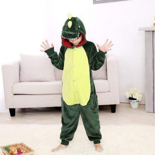 Costume Dinosaure Réaliste Vert - Dino Jurassic