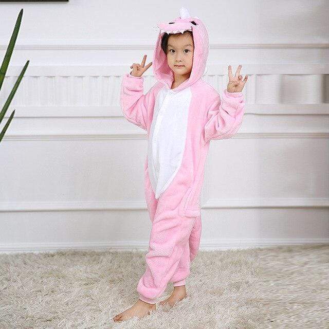 Costume Dinosaure Réaliste Rose - Dino Jurassic