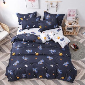 parure de lit 1 personne dinosaure