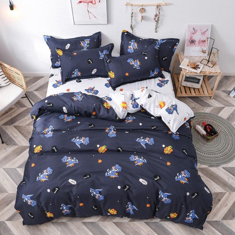 parure de lit 1 personne dinosaure