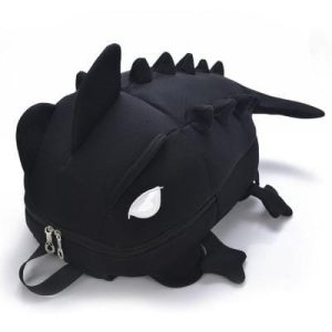Cartable Dinosaure Caméléon Noir