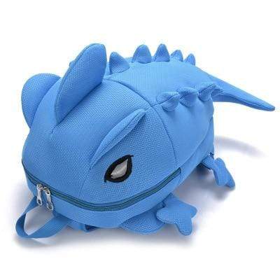 Cartable Dinosaure Caméléon Bleu