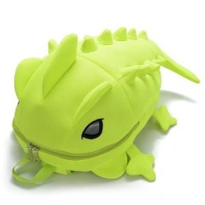 Cartable Dinosaure Caméléon Vert
