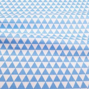 tissu coton triangles