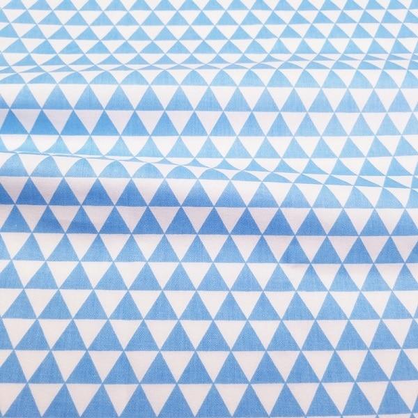 tissu coton triangles