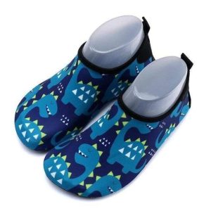 Chaussons Dinosaure Ergonomiques Bleu