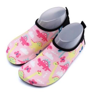 Chaussons Dinosaure Ergonomiques Rose