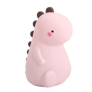 Lampe Magique Dinosaure Rose