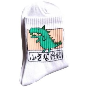 Chaussettes Dinosaure Garçon Blanc