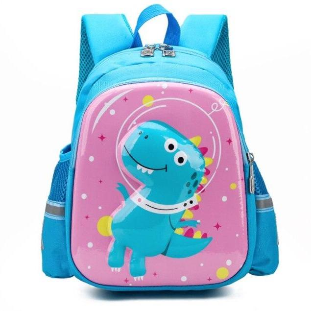 Sac à Dos Dinosaure Personnalisable Bleu et Rose