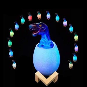 Lampe Dinosaure qui Change de Couleur