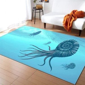 Tapis dinosaure ammonites