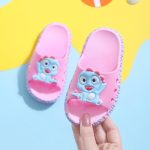 Chaussons Dinosaure Bébé Stégosaure Roses