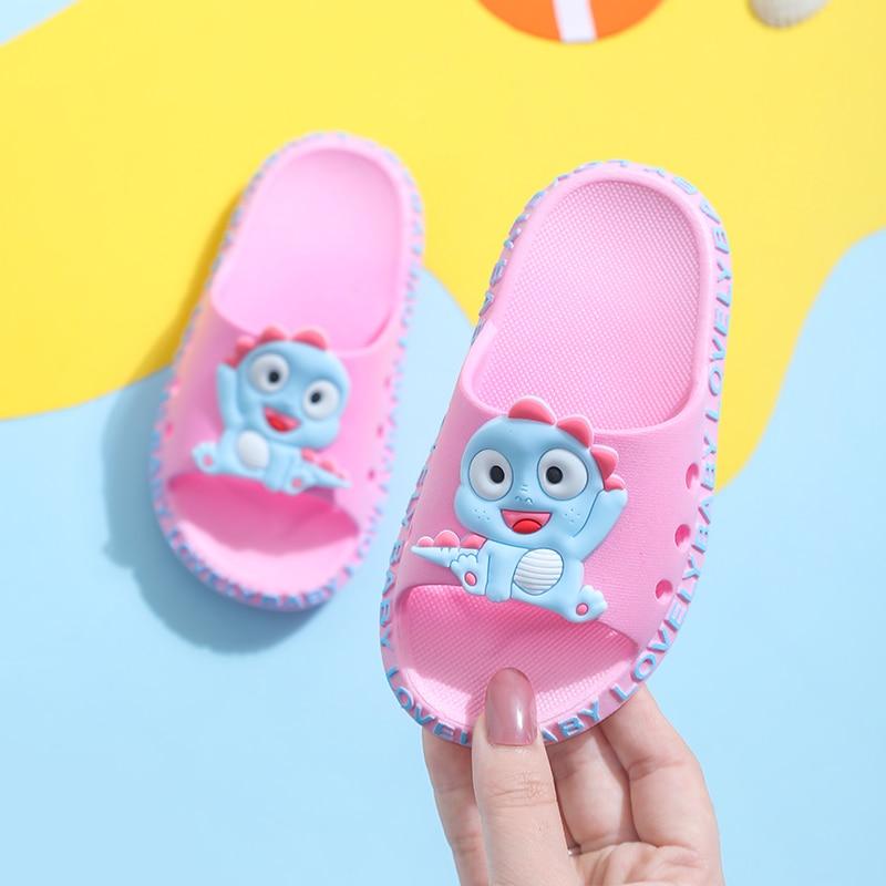 Chaussons Dinosaure Bébé Stégosaure Roses