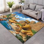 Tapis Jeu Dinosaure