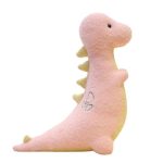 Peluche au Crochet Dinosaure Rose