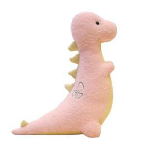 Peluche au Crochet Dinosaure Rose