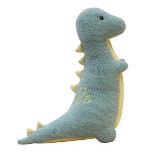 Peluche au Crochet Dinosaure Vert